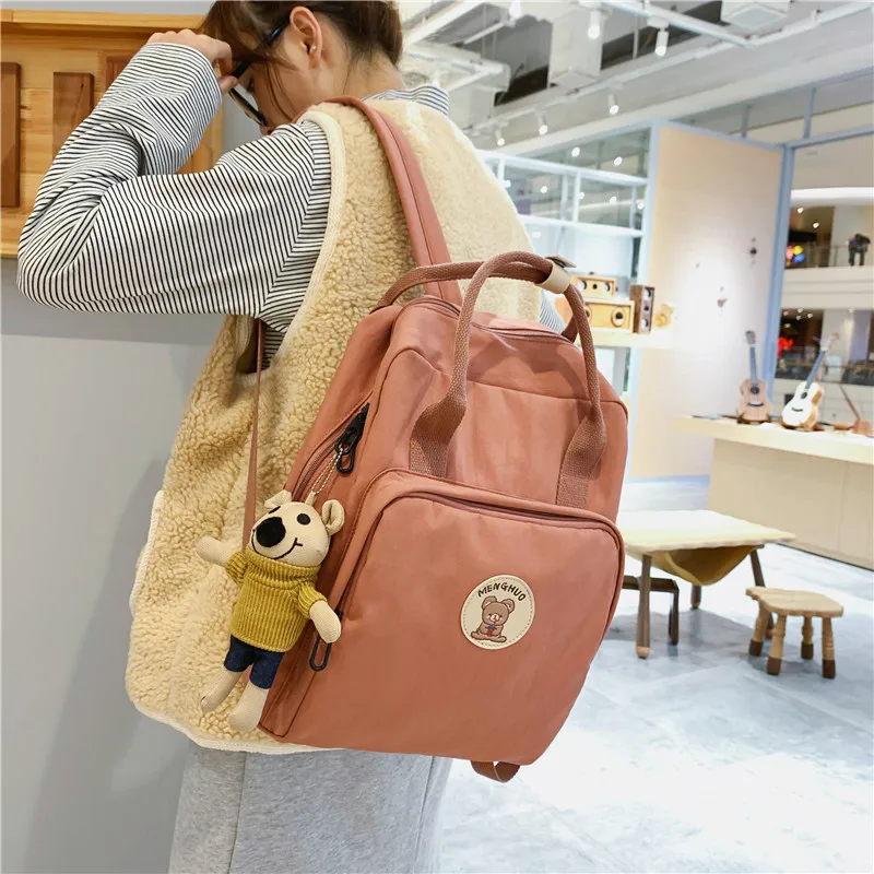 Unique Designer Waterproof Bagpack Women Solid Color Multifunction Woman Bag High Quality School Bag For Girls Shoulder Backpack
Unique Designer Waterproof Bagpack Women Solid Color Multifunction Woman Bag High Quality School Bag For Girls Shoulder Backpack