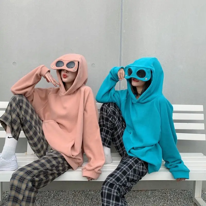 Funny spectacle hat sweater women 2020 Hanfeng autumn and winter Plush Hooded Coat lovers' best friend
Funny spectacle hat sweater women 2020 Hanfeng autumn and winter Plush Hooded Coat lovers' best friend