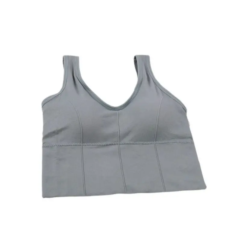 Women's Seamless Sports Vest Shock-Proof Breathable Anti-Exposure Daily Casual Bottoming Tank Top 
Women's Seamless Sports Vest Shock-Proof Breathable Anti-Exposure Daily Casual Bottoming Tank Top