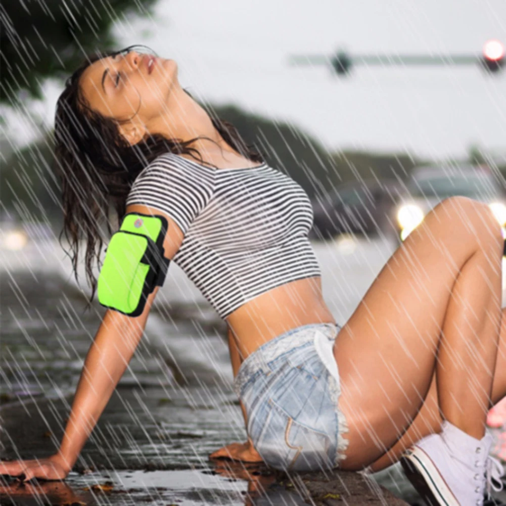 Waterproof Running Organizer Pouch Solid Outdoor Sport Mobile Phone Holder Bag Jogging Gym Daily Armband Wear Resistance