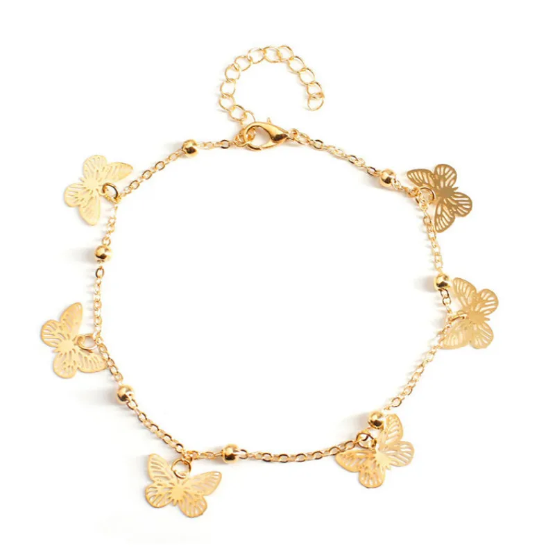 New Fashion Hollow Butterfly Pendant Anklet for Women 2021 Foot Beach Jewelry
New Fashion Hollow Butterfly Pendant Anklet for Women 2021 Foot Beach Jewelry