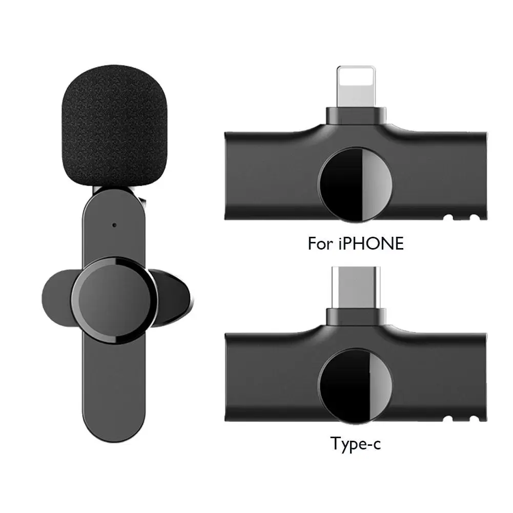 EP033 Wireless Microphone Mini Lapel Microphone For Iphone Android Smartphone Recording Video Blog Interview Mic Clip Vlog Clamp
EP033 Wireless Microphone Mini Lapel Microphone For Iphone Android Smartphone Recording Video Blog Interview Mic Clip Vlog Clamp