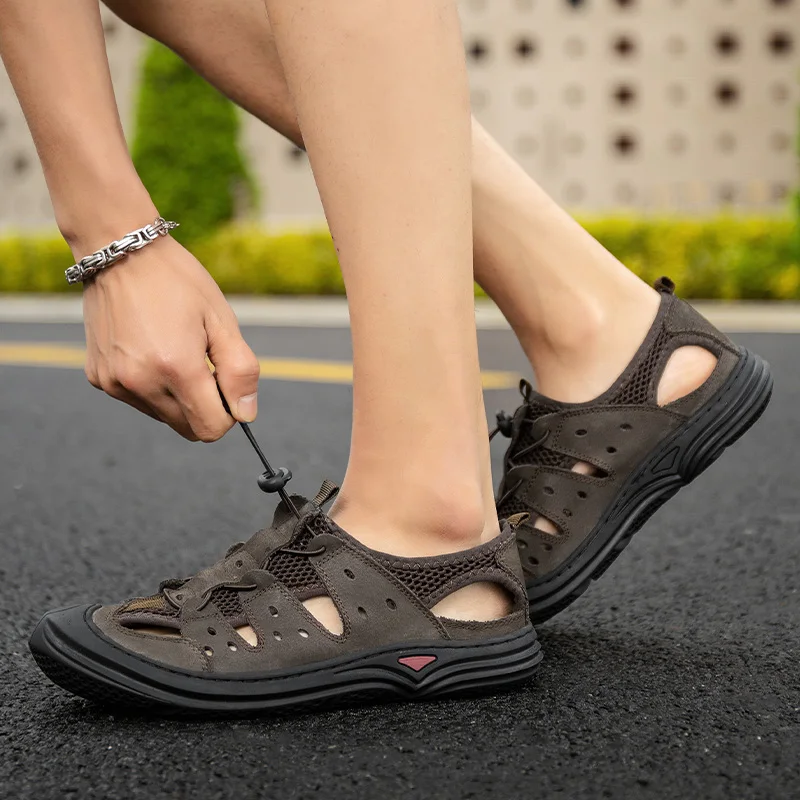 Lightweight Sandal Sandals Mens Summer Men 39 S Comfort Massage Big Leather Sandalia Masculina De Praia Sandalias Hombre
Lightweight Sandal Sandals Mens Summer Men 39 S Comfort Massage Big Leather Sandalia Masculina De Praia Sandalias Hombre