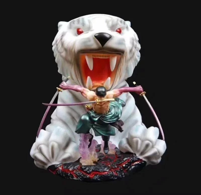 Anime ONE PIECE Statue White Tiger Roronoa Zoro Battle Ver PVC Action Figure New 24cm Three thousand world Zoro Figure Model Toy
Anime ONE PIECE Statue White Tiger Roronoa Zoro Battle Ver PVC Action Figure New 24cm Three thousand world Zoro Figure Model Toy