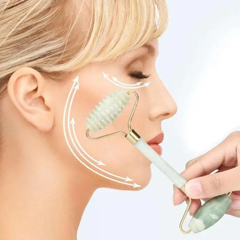 Natural Jade Gua Sha Scraper Lifting Firming Scraping Roller Tool For Face Massage Beauty Skin Care Facial Scrap Guasha Massager
Natural Jade Gua Sha Scraper Lifting Firming Scraping Roller Tool For Face Massage Beauty Skin Care Facial Scrap Guasha Massager