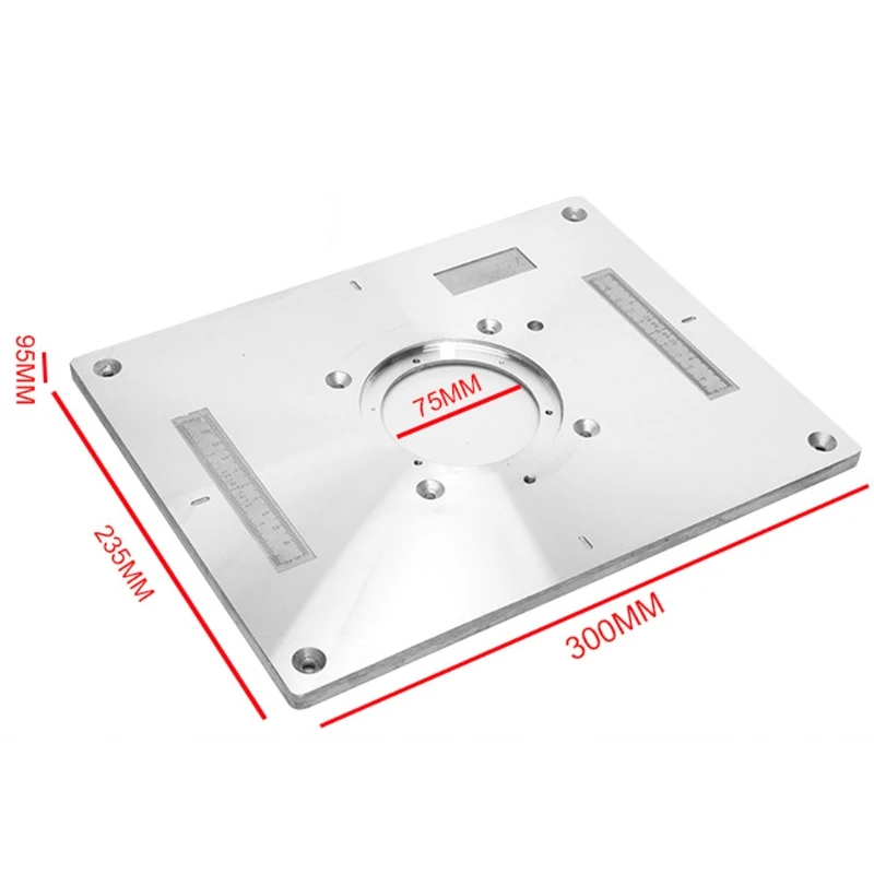 Aluminum alloy router tableted plate trimmer engraving machine table router efficient comfortable diy hobby tools accessories 
Aluminum alloy router tableted plate trimmer engraving machine table router efficient comfortable diy hobby tools accessories