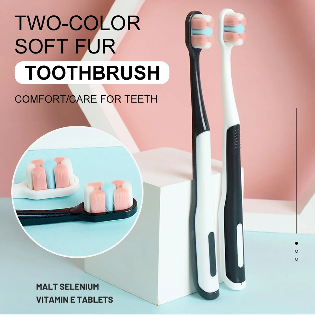 Ultra-Fine Soft Hair Toothbrush Fiber Nano Tooth Brush Full Cleaning Oral Hygiene Care Toothbrush Dental Care Oral Care Brush
Ultra-Fine Soft Hair Toothbrush Fiber Nano Tooth Brush Full Cleaning Oral Hygiene Care Toothbrush Dental Care Oral Care Brush