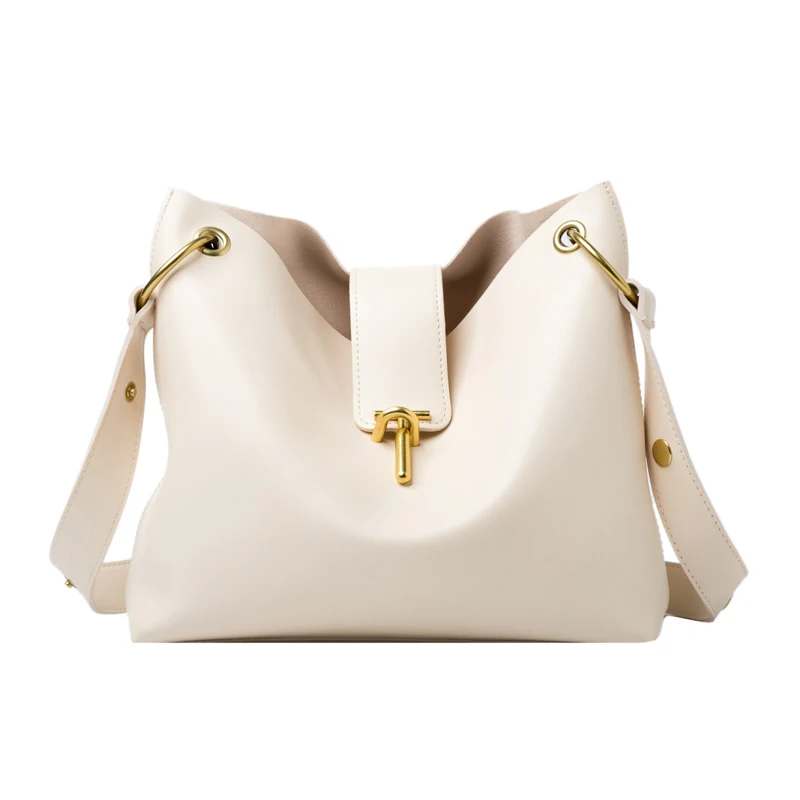 Simple large capacity solid leather women's Bucket Bag luxury designer handbag bolso mujer crossbody bags sac femme designer bag 
Simple large capacity solid leather women's Bucket Bag luxury designer handbag bolso mujer crossbody bags sac femme designer bag