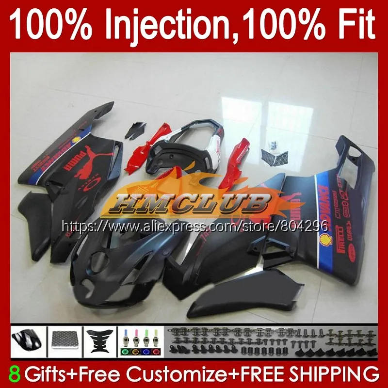 Injection Body For DUCATI 749S 999S 749 999 S R Bodywork 109No.12 749-999 Matte black 03 04 749R 999R 2003 2004 OEM Fairing Kit
Injection Body For DUCATI 749S 999S 749 999 S R Bodywork 109No.12 749-999 Matte black 03 04 749R 999R 2003 2004 OEM Fairing Kit