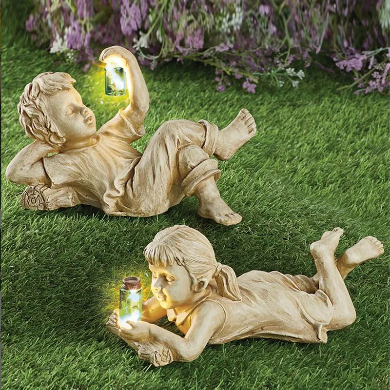 Детские садовые статуи светлячков на солнечной батарее, садовая детская банка с подсветкой на солнечной батарее, статуя для мальчиков и дев...
Детские садовые статуи светлячков на солнечной батарее, садовая детская банка с подсветкой на солнечной батарее, статуя для мальчиков и дев...