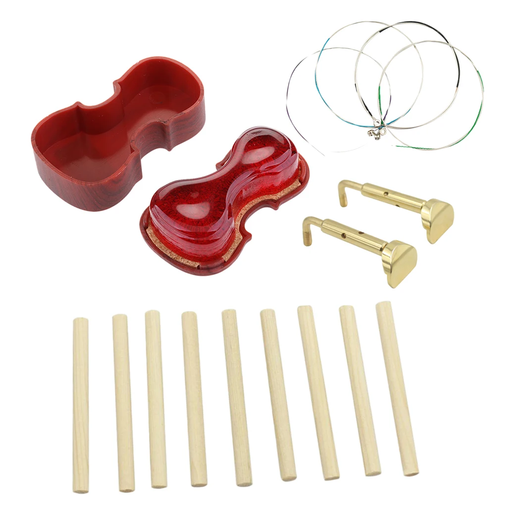 1 Set 3/4 4/4 Violin Chin Replacement Rest Screws + + Replacement Strings + Rosin
1 Set 3/4 4/4 Violin Chin Replacement Rest Screws + + Replacement Strings + Rosin