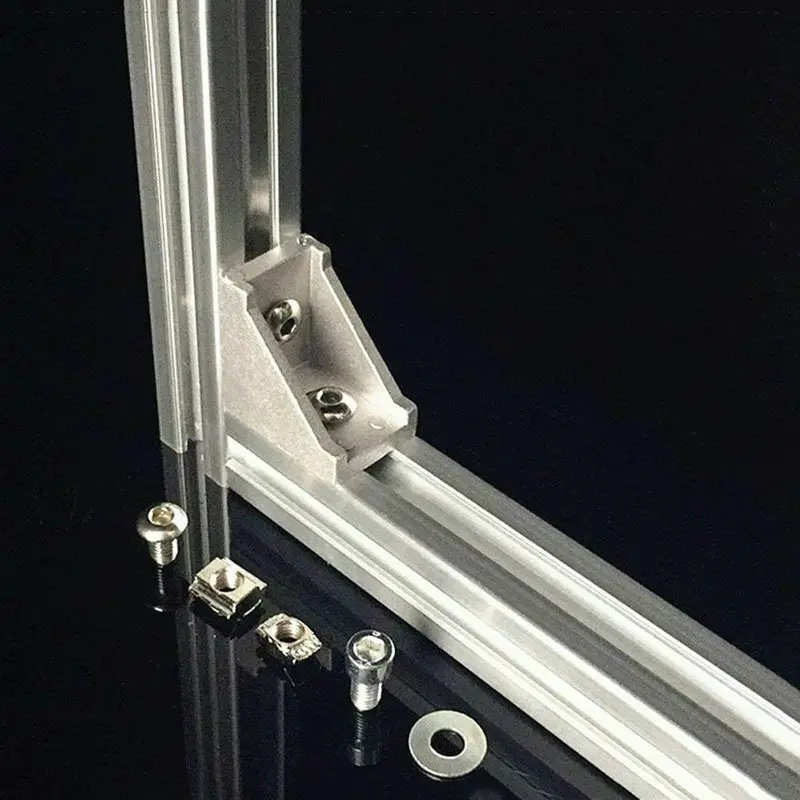 2020Series Aluminum Profile Corner Angle L Brackets Connector Kit 20pcs Corner Brackets+40pcs M5 T-Slot Nuts+40pcs Socket Bolts
2020Series Aluminum Profile Corner Angle L Brackets Connector Kit 20pcs Corner Brackets+40pcs M5 T-Slot Nuts+40pcs Socket Bolts