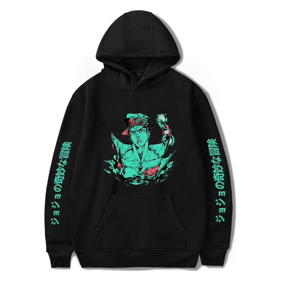 Cotton Classic Anime JoJo Bizarre Adventure Hoodies Men/Women/Kids Spring Autumn Harajuku Sweatshirts Cool Hoodies Oversized
Cotton Classic Anime JoJo Bizarre Adventure Hoodies Men/Women/Kids Spring Autumn Harajuku Sweatshirts Cool Hoodies Oversized