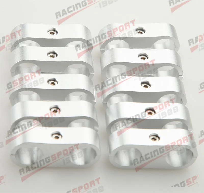 10PCS AN8 AN-8 8AN 15.9mm Billet Fuel Hose Separator Fittings Adapter Silver 
10PCS AN8 AN-8 8AN 15.9mm Billet Fuel Hose Separator Fittings Adapter Silver