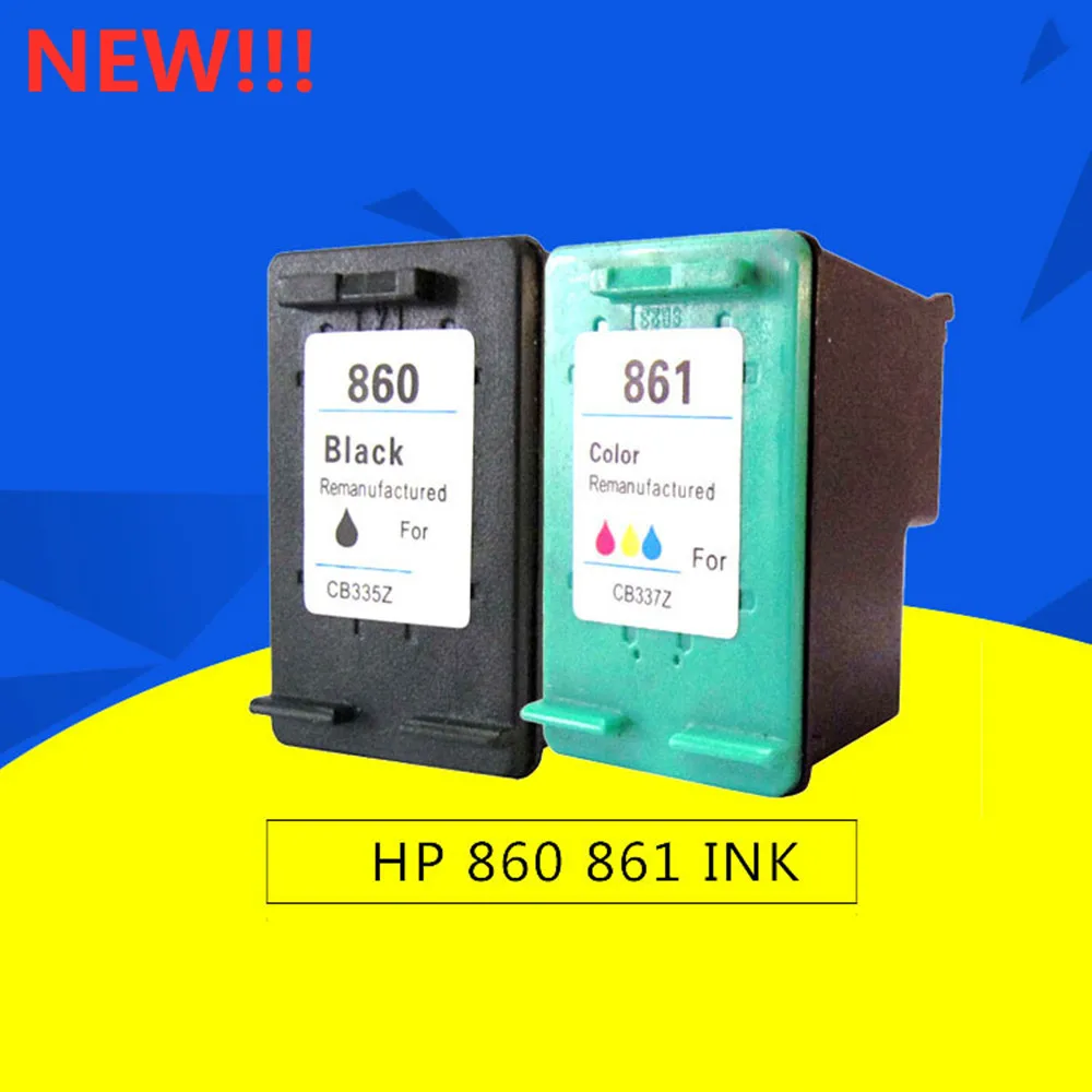 Чернильный картридж GIAUSA 860XL 861XL для HP 860 861 совместим с Deskjet D4268 D4368 Officejet J5788 J6488 Photosmart