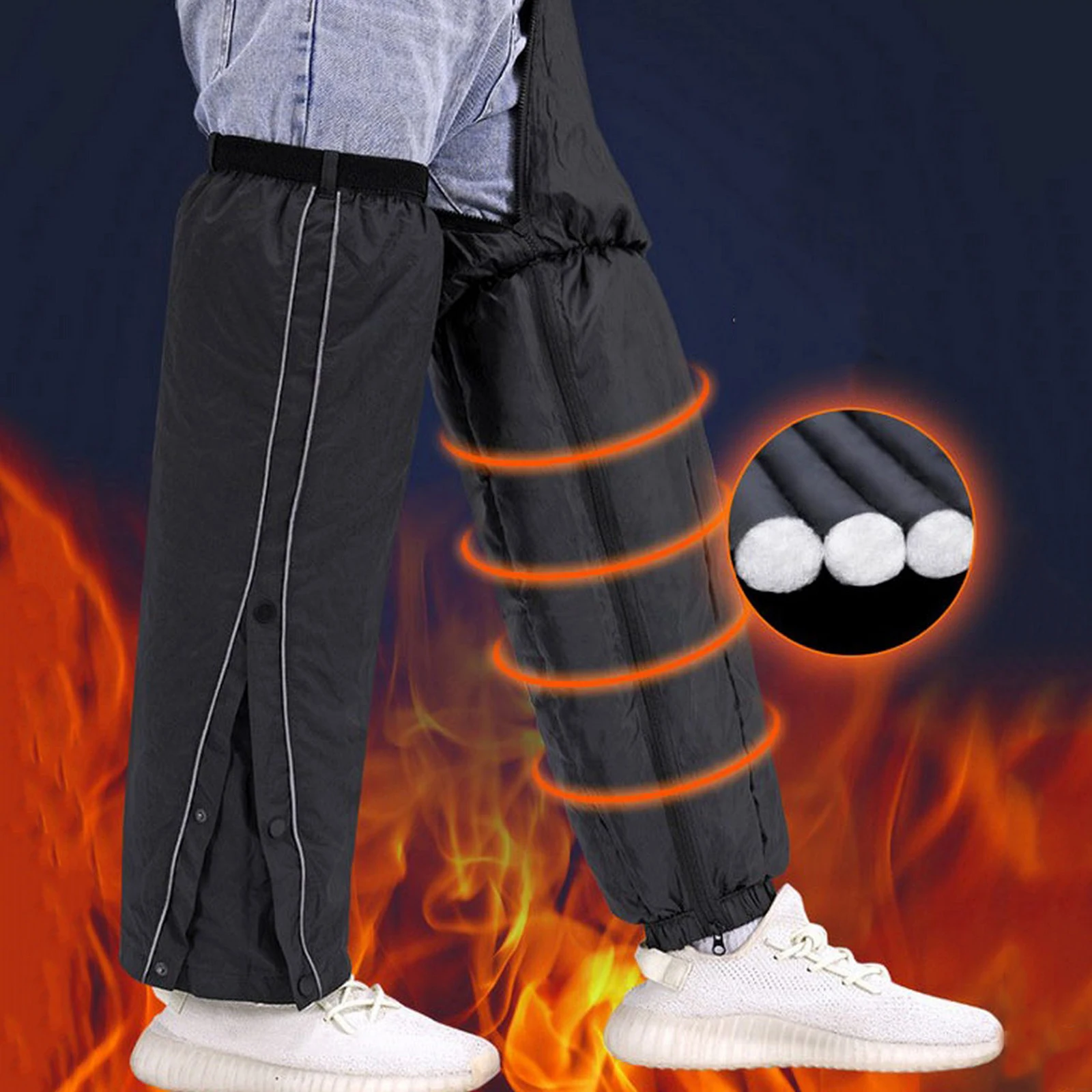 1Pair winter Arthritis Protector Warm Zipper Knee Brace Support Pad Outdoor Winter Riding Sports Knee Sleeve Protective Cover
1Pair winter Arthritis Protector Warm Zipper Knee Brace Support Pad Outdoor Winter Riding Sports Knee Sleeve Protective Cover