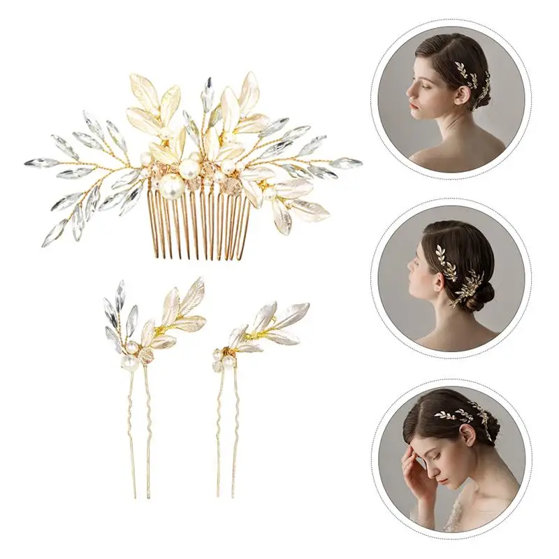 3Pcs Hairpin Party Rhinestone Bridal Costume Props Hair Accessory Pearls Hair Fork
3Pcs Hairpin Party Rhinestone Bridal Costume Props Hair Accessory Pearls Hair Fork