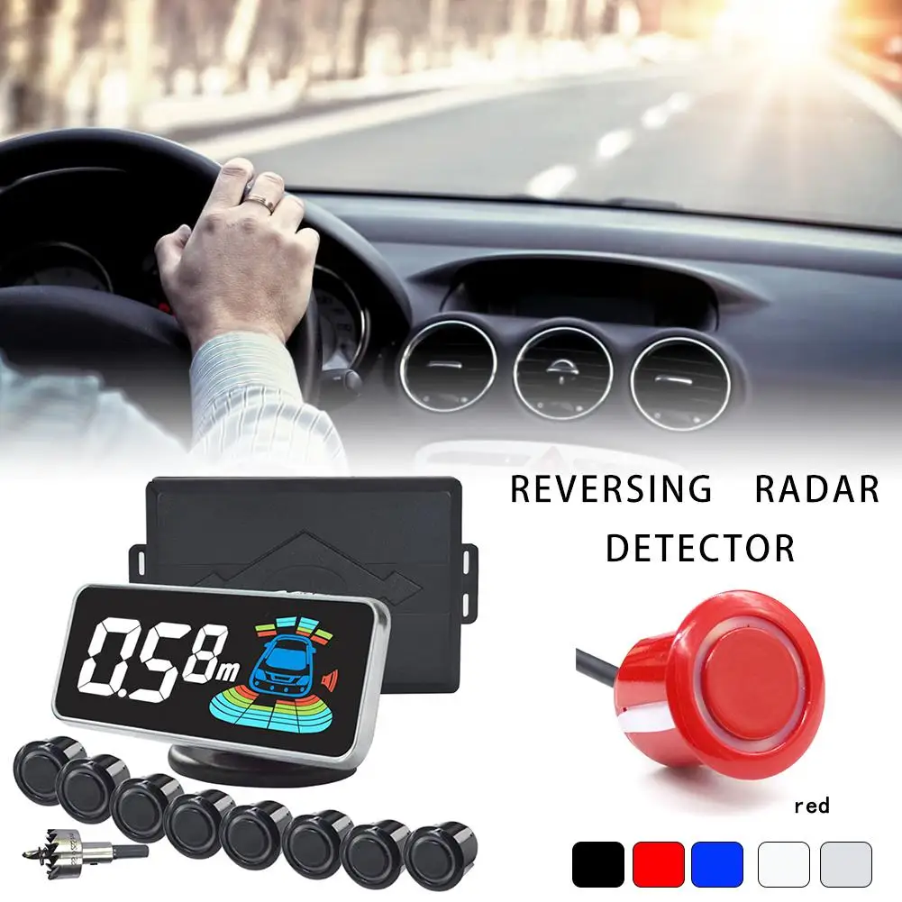 Parking Sensor 8-Sensor Car Automobile Parking Radar Reversing Car Detector LCD Display Parking Assistance Parking Radar Reverse
Parking Sensor 8-Sensor Car Automobile Parking Radar Reversing Car Detector LCD Display Parking Assistance Parking Radar Reverse