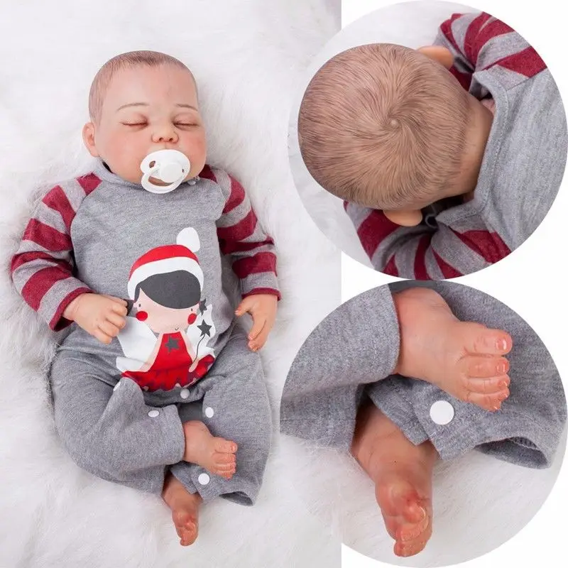 20" Reborn Soft Sillcone Vinyl Sleeping Realistic Handmade Lifelike Baby Dolls A Baby Doll Toy
20" Reborn Soft Sillcone Vinyl Sleeping Realistic Handmade Lifelike Baby Dolls A Baby Doll Toy