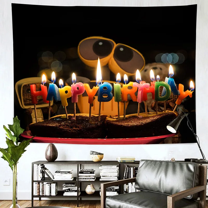 Wall Decorations Tapestry Wall hanging Happy Birthday Party Bedroom Living Room Cute Animal Kids Wall Cloth Decor Birth Tapestry
Wall Decorations Tapestry Wall hanging Happy Birthday Party Bedroom Living Room Cute Animal Kids Wall Cloth Decor Birth Tapestry