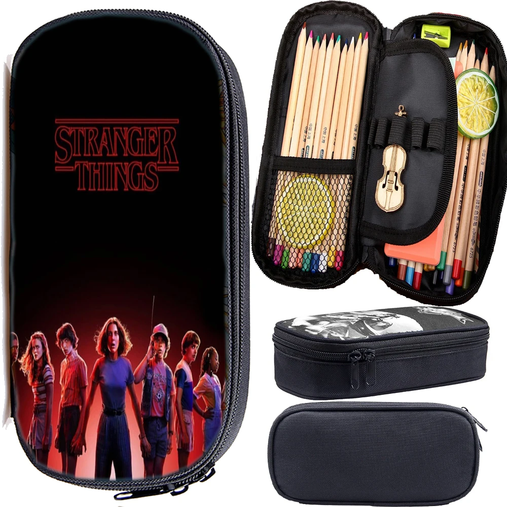 Students Stranger Things Pencil Case Boys Girls Stationery Bag Cartoon Anime High Quality Pencil Holder Daily Pencil Box Gift
Students Stranger Things Pencil Case Boys Girls Stationery Bag Cartoon Anime High Quality Pencil Holder Daily Pencil Box Gift