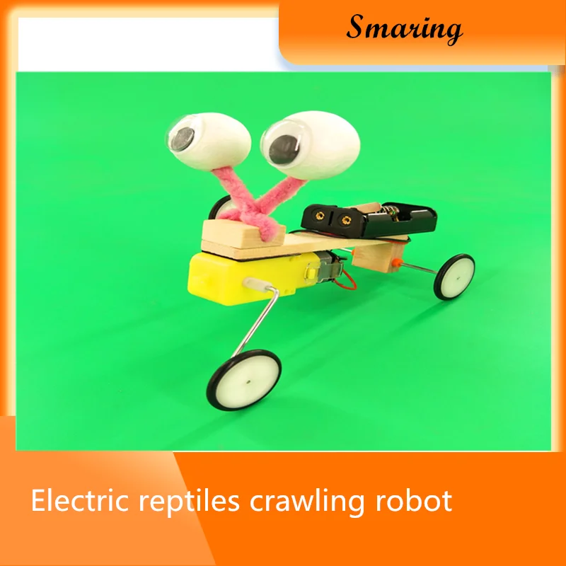 Фото Smarian 1 комплект Электрический робот для ползания рептилий сборка небольших