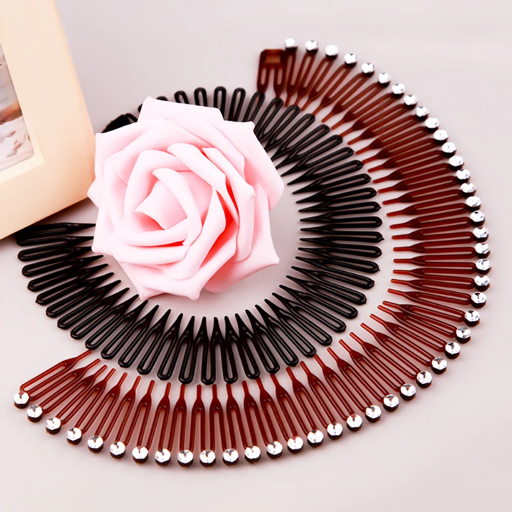2pcs Soft Elastic Hair Comb Flexible Teeth Hair Claws Headband DIY Tools Ponytail Hair Styling Accessories Hair Accessories
2pcs Soft Elastic Hair Comb Flexible Teeth Hair Claws Headband DIY Tools Ponytail Hair Styling Accessories Hair Accessories