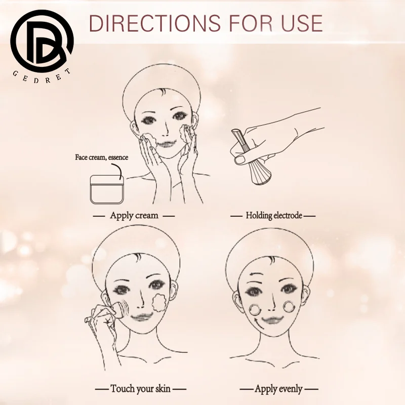 GEDRET Microcurrent Face Roller Massager Skin Tightening Face Lifting Facial Essence Skin Rejuvenation Wrinkle Remove Machine
GEDRET Microcurrent Face Roller Massager Skin Tightening Face Lifting Facial Essence Skin Rejuvenation Wrinkle Remove Machine