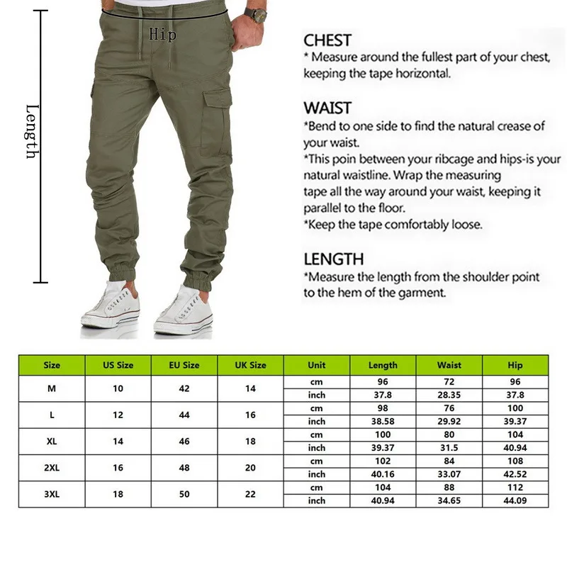 Men Cargo Trousers Elastic Multiple Pocket Military Male Trousers Casual Outdoor Joggers Pants Joggers Trousers Men Pantalones
Men Cargo Trousers Elastic Multiple Pocket Military Male Trousers Casual Outdoor Joggers Pants Joggers Trousers Men Pantalones