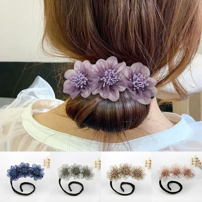 Lady Hair Pin Foldable Hair Rope Wedding Banquet Party Hair Accessories Fixed Hair Women Jewelry Hair Pin Flower Of Net Yarn
Lady Hair Pin Foldable Hair Rope Wedding Banquet Party Hair Accessories Fixed Hair Women Jewelry Hair Pin Flower Of Net Yarn
