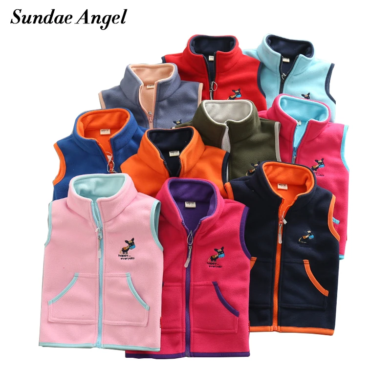 Sundae Angel Vest For Girl Waistcoat Stand Collar Children Boy Embroidery Donkey Pattern Polar Fleece Outerwear Coats Kids 2-14Y
Sundae Angel Vest For Girl Waistcoat Stand Collar Children Boy Embroidery Donkey Pattern Polar Fleece Outerwear Coats Kids 2-14Y