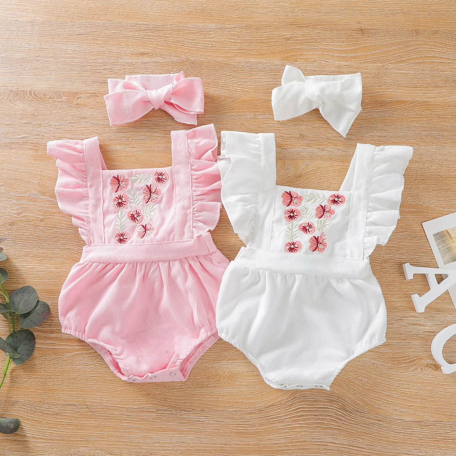 Summer Newborn Infant Baby Girls Summer Backless Bow Ruffled Floral Romper Bodysuit Ruffles Short Sleeve Backless Jumpsuits
Summer Newborn Infant Baby Girls Summer Backless Bow Ruffled Floral Romper Bodysuit Ruffles Short Sleeve Backless Jumpsuits
