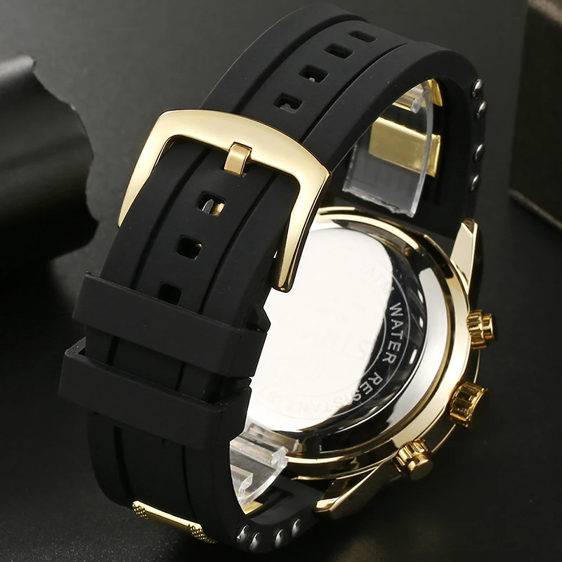 2021 New Fashion Men's Watch Luxury Brand Sport Waterproof Watches Men Luminous Dual Display LED Quartz Wristwatch With Box
2021 New Fashion Men's Watch Luxury Brand Sport Waterproof Watches Men Luminous Dual Display LED Quartz Wristwatch With Box