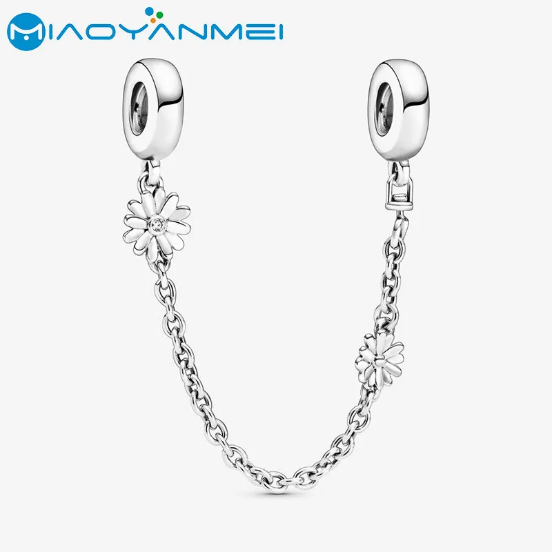 2020 Spring New 925 Sterling Silver Beads Daisy Flower Safety Chain Charms fit Original Pandora Bracelets Women DIY Jewelry
2020 Spring New 925 Sterling Silver Beads Daisy Flower Safety Chain Charms fit Original Pandora Bracelets Women DIY Jewelry