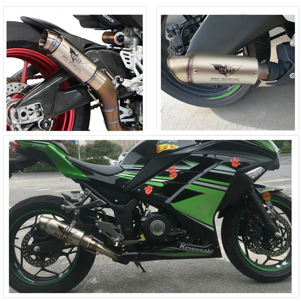 Мотоциклетная выхлопная труба mufler Escape Moto для honda cbf 600 aprilia v4 benelli tnt 250 triumph street triple