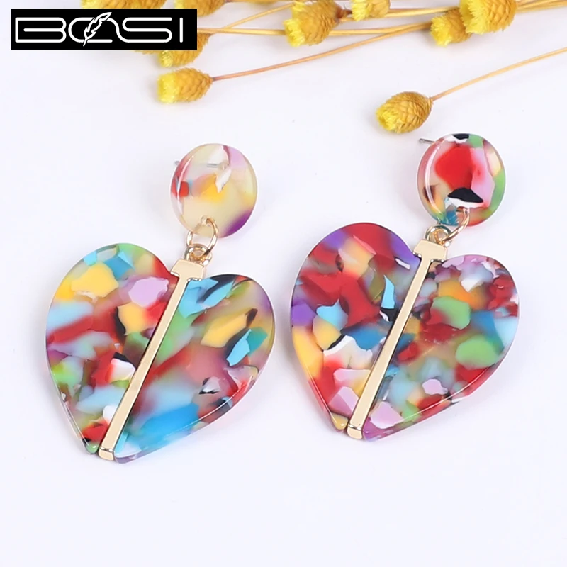 2020 Acrylic Heart Earrings Fashion Jewelry Dangle Earrings Women Drop Earrings Boho Earings Summer minimalist Earring Wholesale
2020 Acrylic Heart Earrings Fashion Jewelry Dangle Earrings Women Drop Earrings Boho Earings Summer minimalist Earring Wholesale