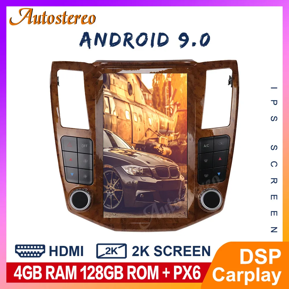 Автомобильный GPS-навигатор Tesla Carplay Android 9 4 + 128G для Lexus RX300 RX350 RX400 2004-2007 мультимедийный плеер головное устройство Радио стерео
Автомобильный GPS-навигатор Tesla Carplay Android 9 4 + 128G для Lexus RX300 RX350 RX400 2004-2007 мультимедийный плеер головное устройство Радио стерео