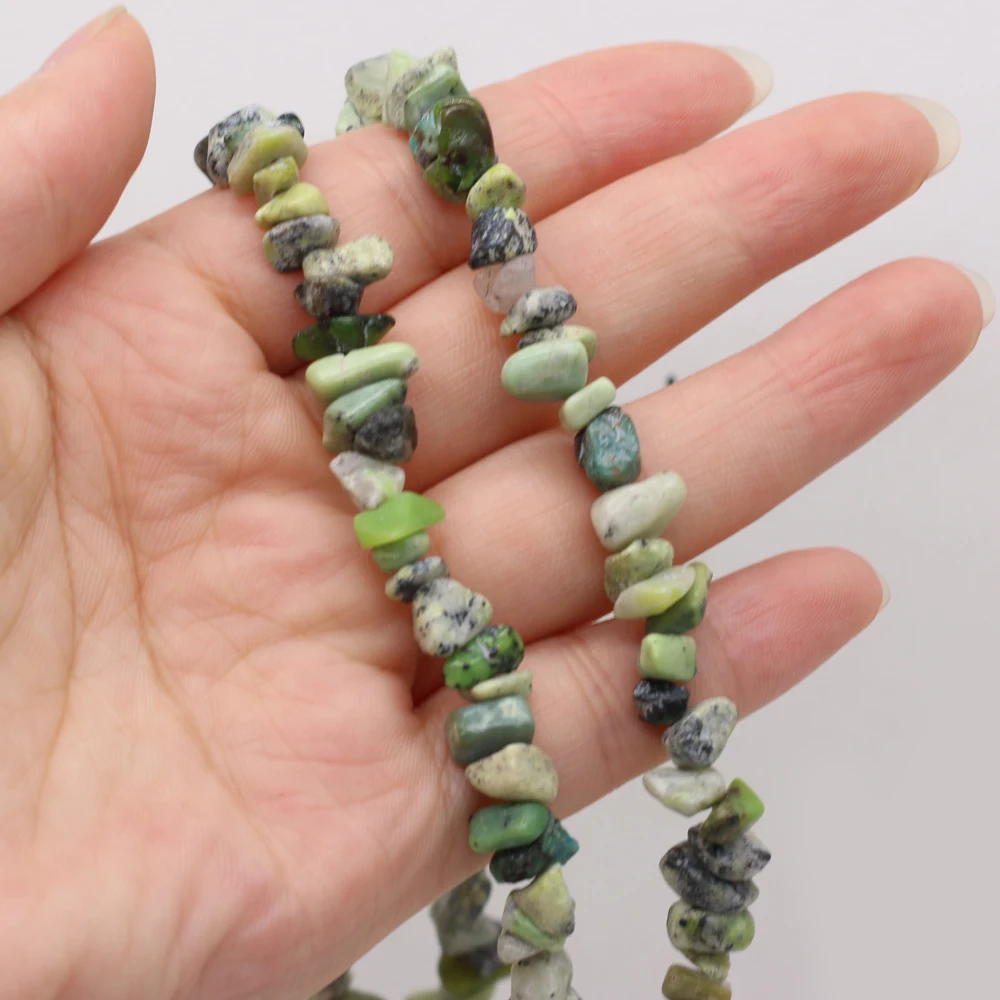 Natural Australian Jade Irregular Semi-precious Stones Loosely Spaced Gravel Beaded To Make DIY Fashion Charm Bracelet Jewelry
Natural Australian Jade Irregular Semi-precious Stones Loosely Spaced Gravel Beaded To Make DIY Fashion Charm Bracelet Jewelry