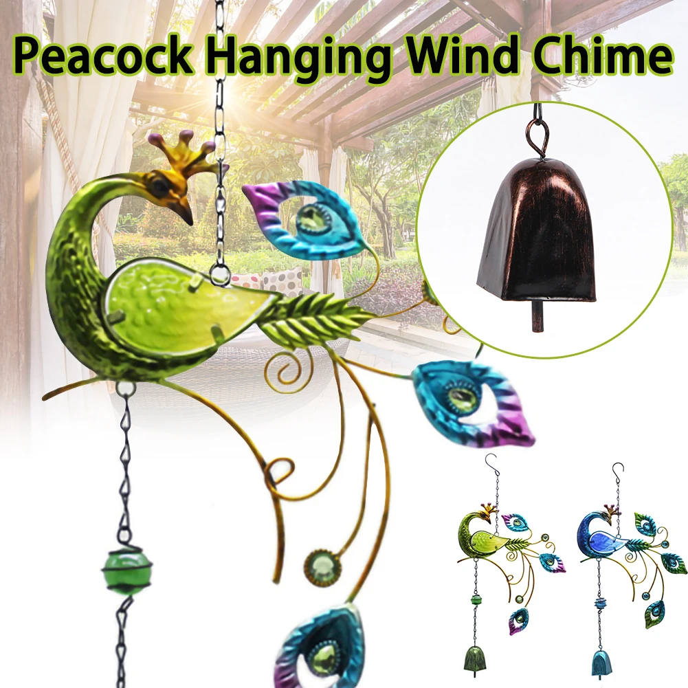 Peacock Design Wind Chimes Hanging Bells Garden Yard Home Wall Window Balcony Decor Hanging Pendant Outdoor Ornament
Peacock Design Wind Chimes Hanging Bells Garden Yard Home Wall Window Balcony Decor Hanging Pendant Outdoor Ornament