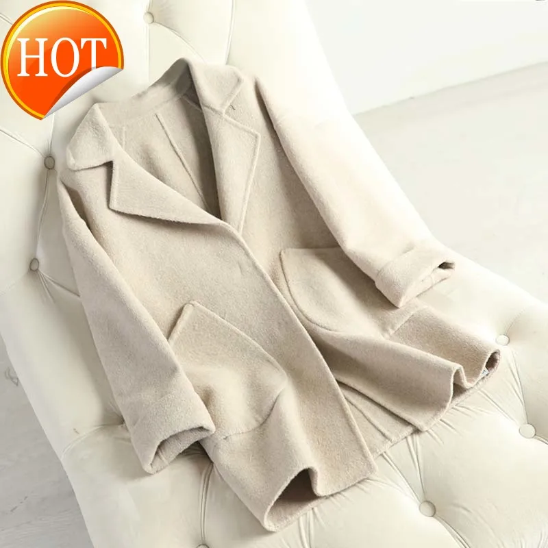 coat In 2020 wool new double-sided female coat long suit brought han edition show thin barca's season
coat In 2020 wool new double-sided female coat long suit brought han edition show thin barca's season