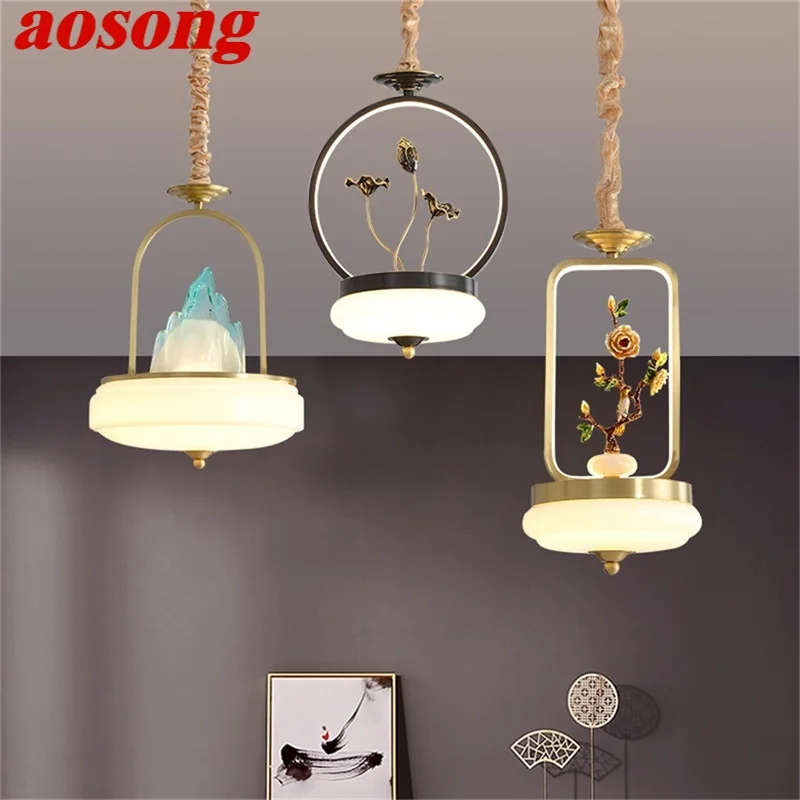 AOSONG New Pendant Light Modern Creative Brass Lamp Fixtures LED Decorative For Home Stairs Dining Room
AOSONG New Pendant Light Modern Creative Brass Lamp Fixtures LED Decorative For Home Stairs Dining Room