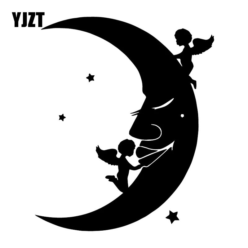 YJZT 14.5X17.3CM Moon Stars Angels Window Bumper Vinyl Decals Cartoon Car Stickers C25-0472
YJZT 14.5X17.3CM Moon Stars Angels Window Bumper Vinyl Decals Cartoon Car Stickers C25-0472