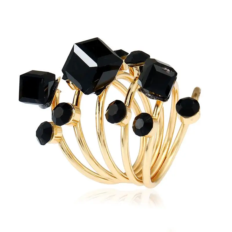 Vintage Antique Gold Black Rhinestone Opening Knuckle Finger Midi Rings Set for Women Punk Statement Jewelry
Vintage Antique Gold Black Rhinestone Opening Knuckle Finger Midi Rings Set for Women Punk Statement Jewelry