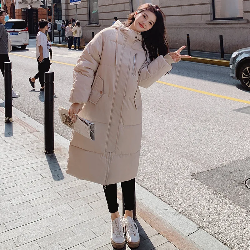 Fitaylor New Winter Long Jacket Parkas Women Fashion Hooded Zipper Long Cotton Coat Female Loose Thick Warm Solid Snow Outwear
Fitaylor New Winter Long Jacket Parkas Women Fashion Hooded Zipper Long Cotton Coat Female Loose Thick Warm Solid Snow Outwear