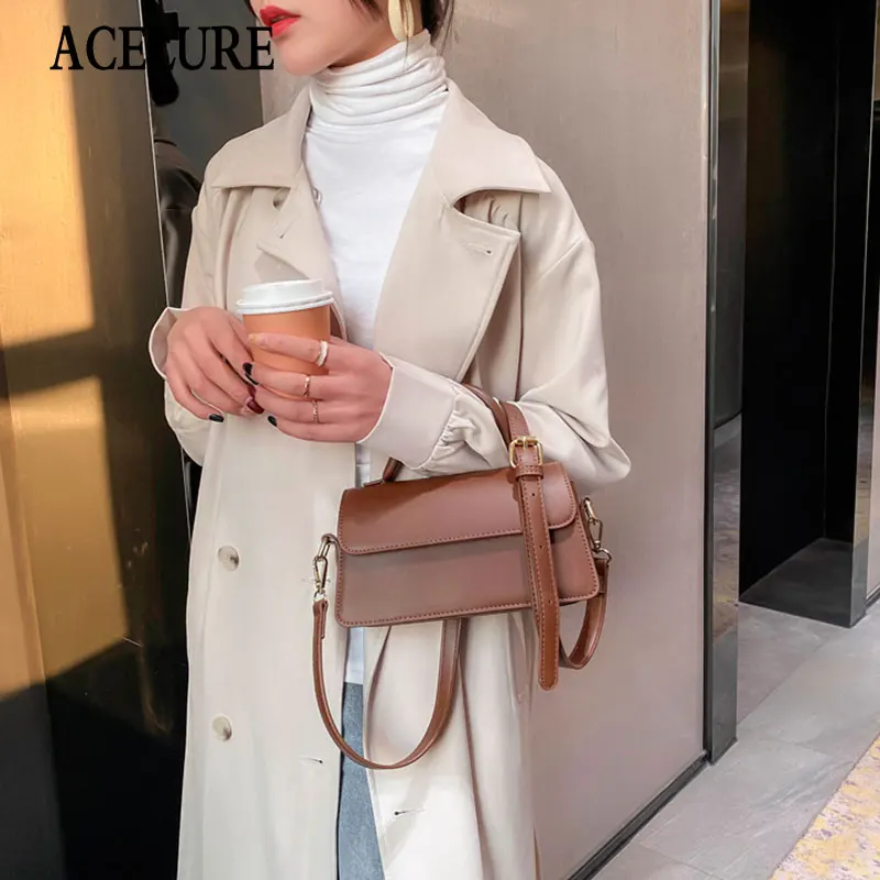 ACELURE Simple Style Solid Color Ladies Female Bag Purse Fashion Shoulder Crossbody Bag Women High Quality Ladies Small Handbags
ACELURE Simple Style Solid Color Ladies Female Bag Purse Fashion Shoulder Crossbody Bag Women High Quality Ladies Small Handbags