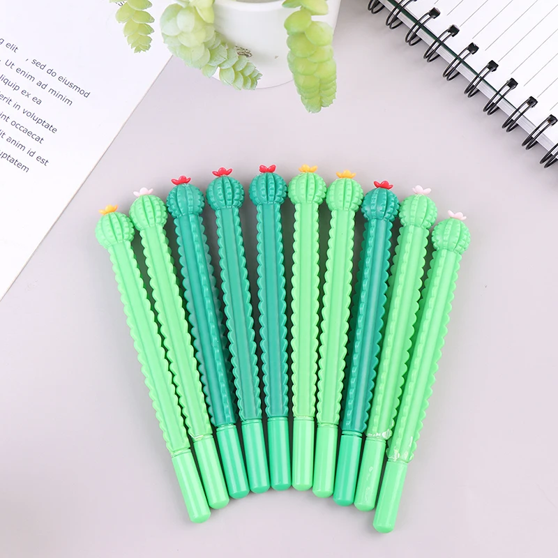 10 Pack Creative Cactus Flower Gel Pen 0.5mm Black Rollerball Pen Stationery Writing Pen Office Supplies
10 Pack Creative Cactus Flower Gel Pen 0.5mm Black Rollerball Pen Stationery Writing Pen Office Supplies