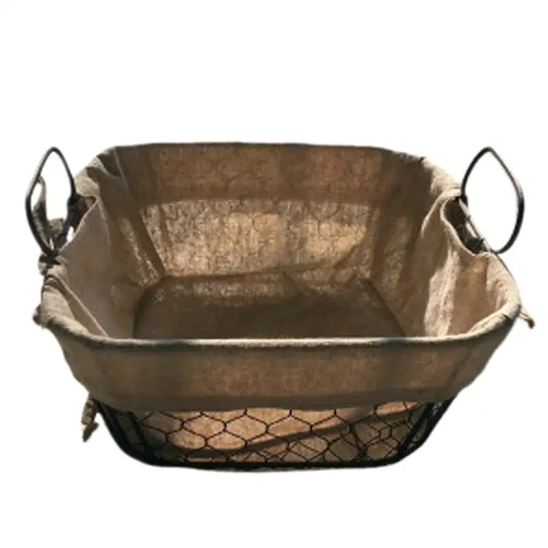 OUNONAIron Art Wire Wrought Storage Basket With Lining Cloth Metal Frame Organizer Books Holder Bathroom Kitchen Container
OUNONAIron Art Wire Wrought Storage Basket With Lining Cloth Metal Frame Organizer Books Holder Bathroom Kitchen Container
