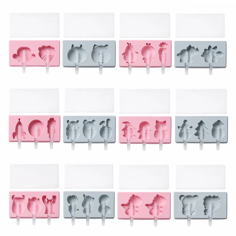 Silicone ice cream mould with lid Homemade handmade DIY cartoon fruit ice cream stick ice mold Ice tray
Silicone ice cream mould with lid Homemade handmade DIY cartoon fruit ice cream stick ice mold Ice tray