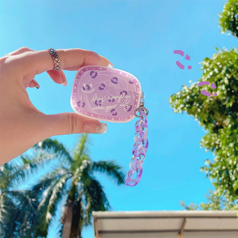 Чехол для наушников Airpods 1 2 Pro милый 3D-чехол с имитацией камешков в воде защитный