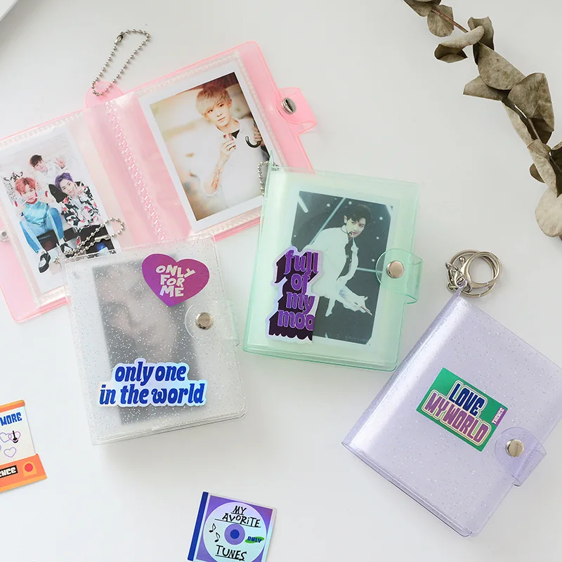 36 Capacity Flash Transparent Mini photo Album Plug-in PP Album 3 inch for Kpop Stray kids bangtan boys ateez lomo cards
36 Capacity Flash Transparent Mini photo Album Plug-in PP Album 3 inch for Kpop Stray kids bangtan boys ateez lomo cards
